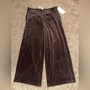 LULULEMON SCUBA MID-RISE WIDE-LEG PANT *VELVET CORD IN ESPRESSO